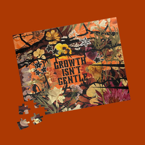 "growth isn't gentle" PUZZLE!!<3
