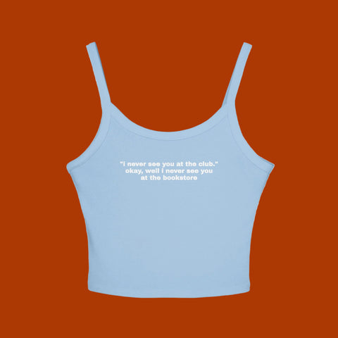 bookstore>club - baby tee