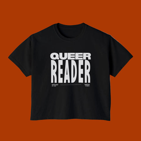 queer reader -boxy tee