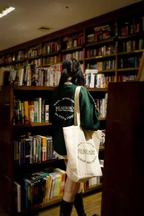 "you don't read books?"