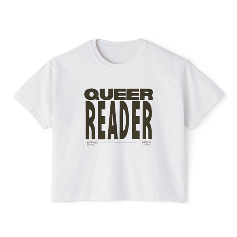queer reader -boxy tee