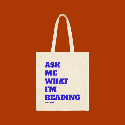 ask me what i'm reading - bookish tote