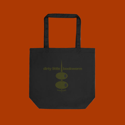 dirty little bookworm - eco tote bag