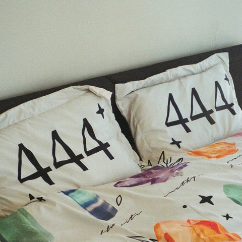 "444" pillow sham