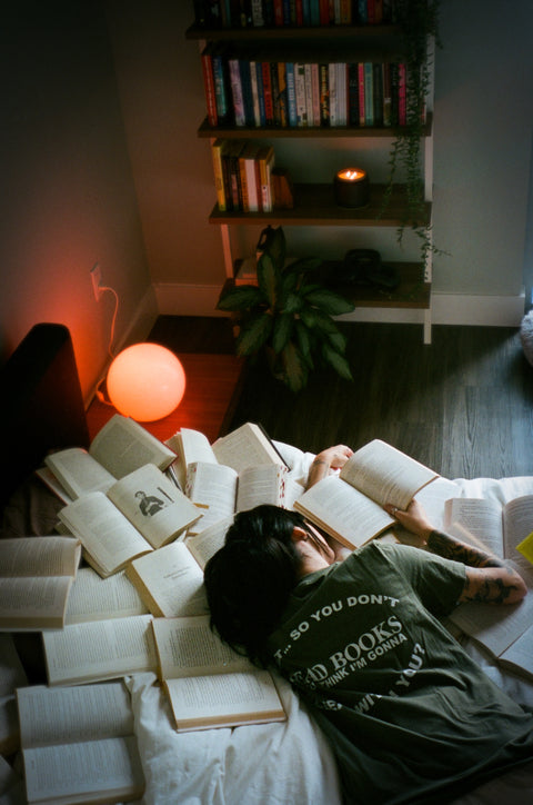 "you don't read books?" tee