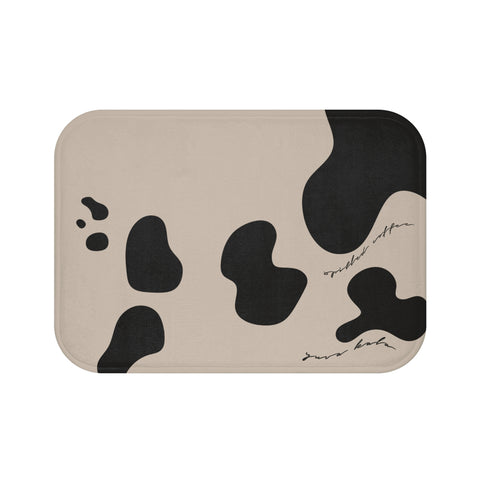 "spilled" coffee bath mat