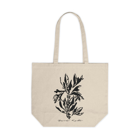 triple butterfly + leaf tote