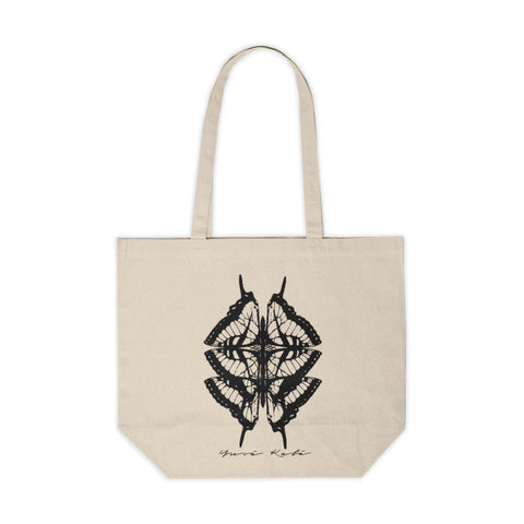 triple butterfly + leaf tote