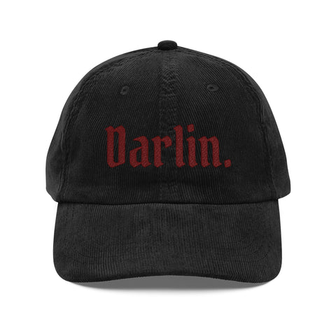 darlin's corduroy cap! (embroidery)