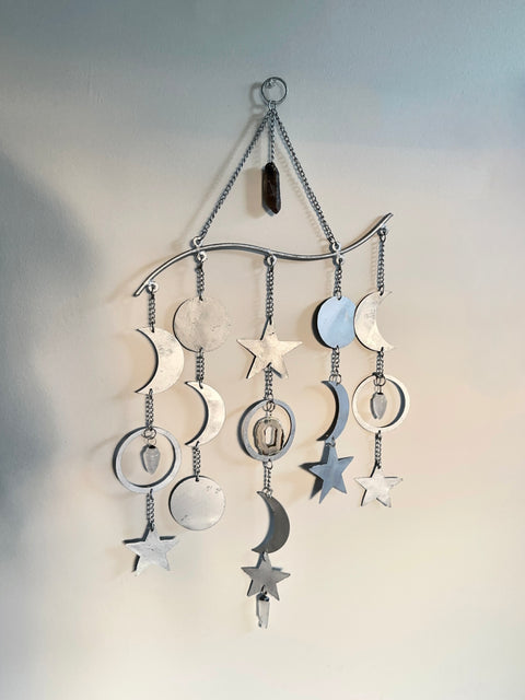 moon & stars wall hanging