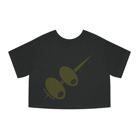 dirty little bookworm- champion cropped tee