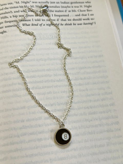 8ball necklace