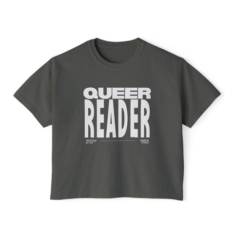 queer reader -boxy tee