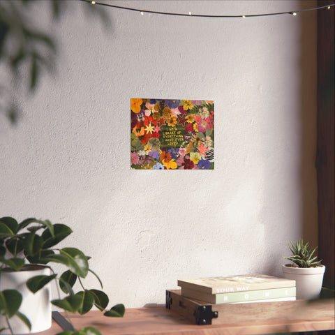 "library of everything I loved" posters!