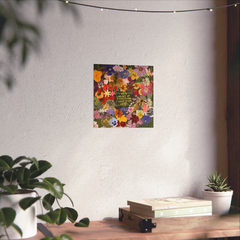 "library of everything I loved" posters!