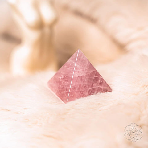Rose Quartz Pyramid of Fertility
