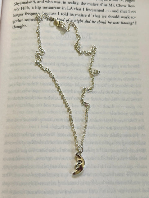 crescent moon necklace