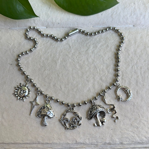 “mushroom” necklace