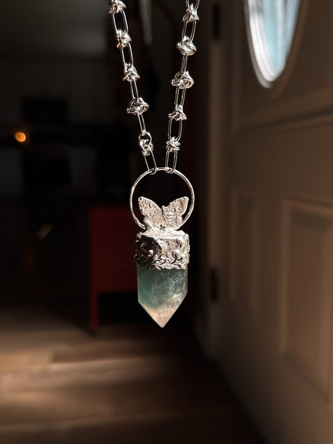 “butterfly" necklace