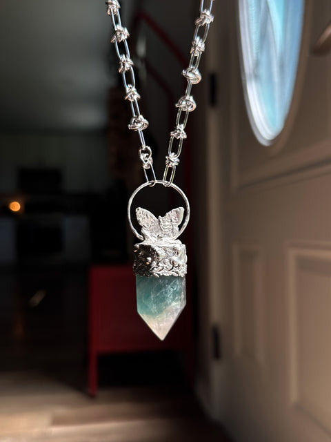 “butterfly" necklace