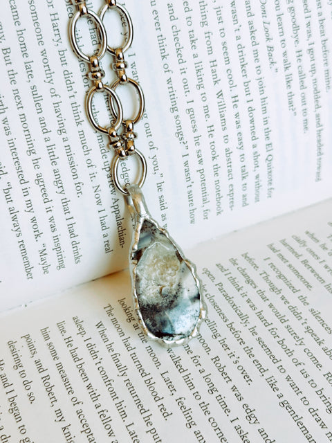 "dendritic opal agate" necklace