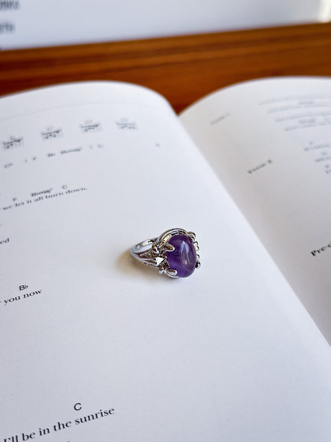 amethyst ring (size 5)