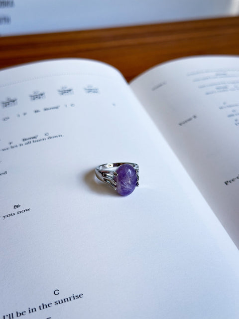 amethyst ring (size 5.5)