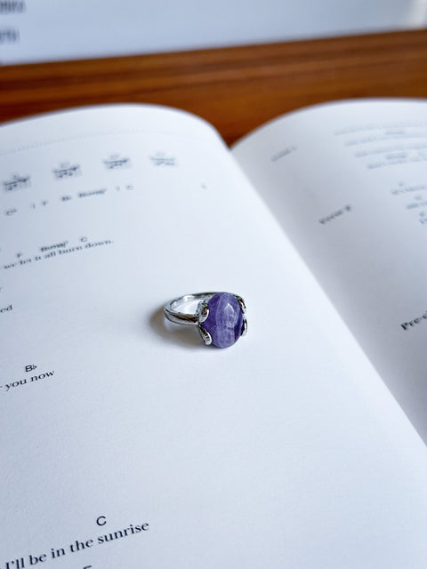 amethyst ring (size 5.5)