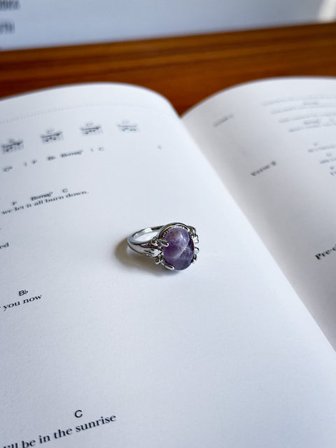 amethyst ring (size 8)