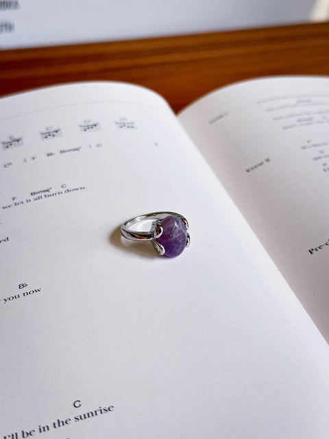 amethyst ring (size 8)