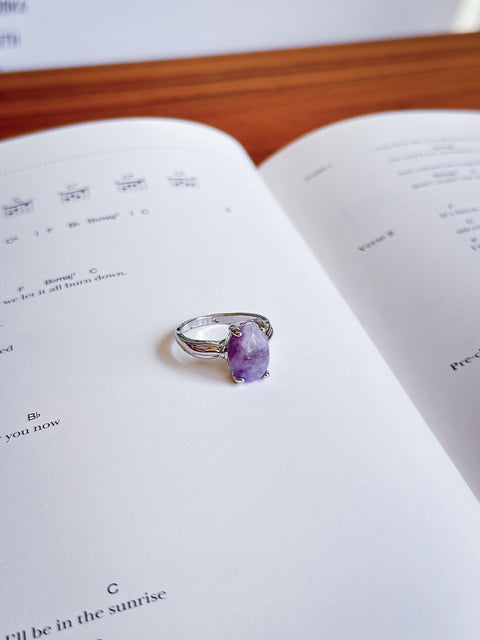 amethyst ring (size 8)