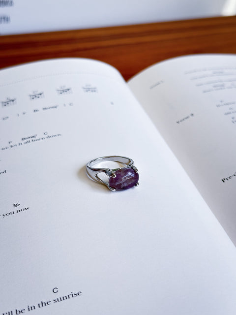 amethyst ring (size 8)