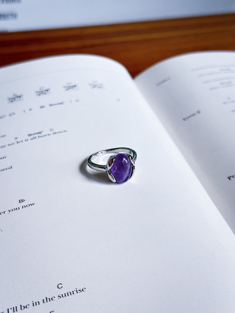 amethyst ring (size 10)