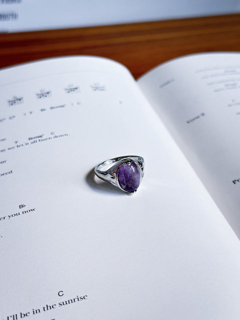 amethyst ring (size 10)