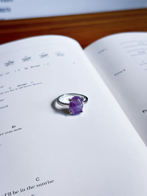 amethyst ring (size 10)