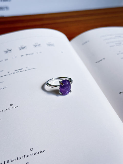 amethyst ring (size 10)