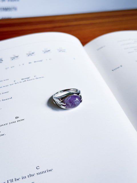 amethyst ring (size 10)