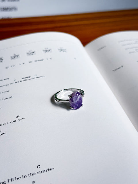 amethyst ring (size 10)