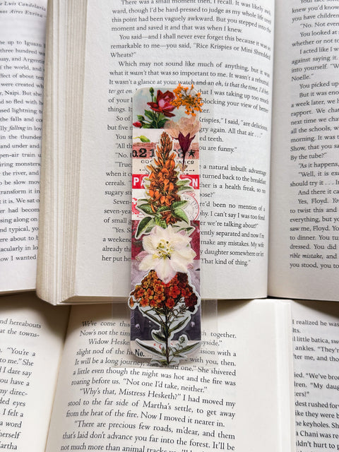 "never let you go" - collage bookmark