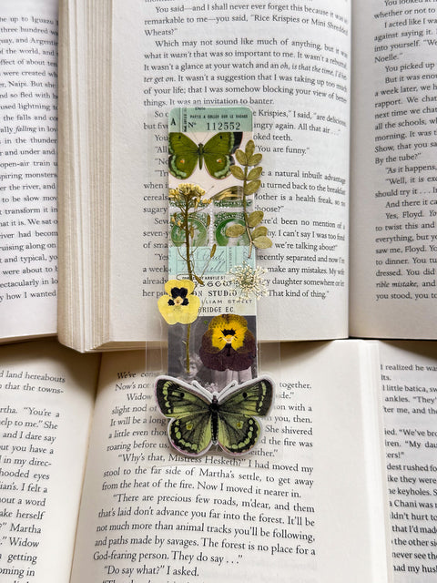 "a million different things" - collage bookmark