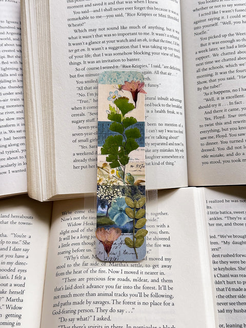 "where do we go" - collage bookmark