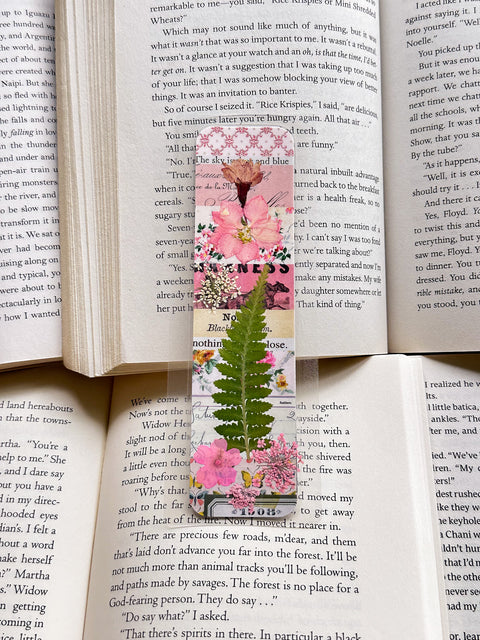 "the sky" - collage bookmark