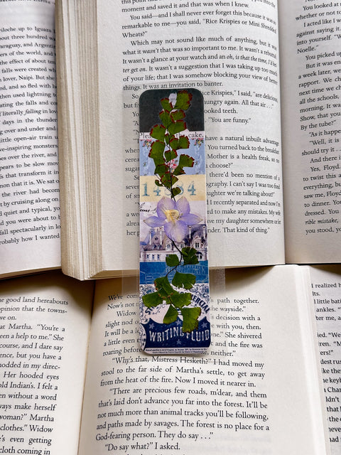 "change of seasons" - collage bookmark