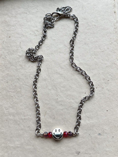 "smiley" necklace