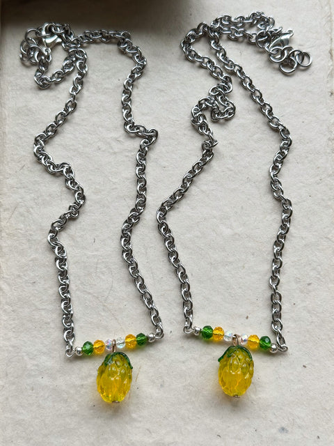 "lemon" necklace