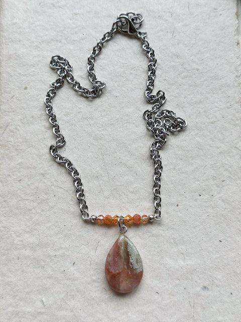 "sunset"  necklace