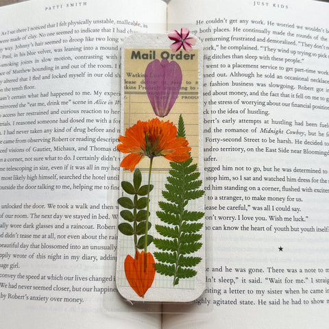 "mail order"- collage bookmark