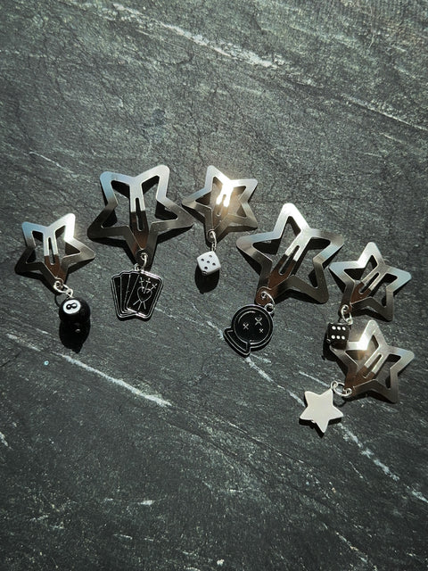 tarot - star hair clips