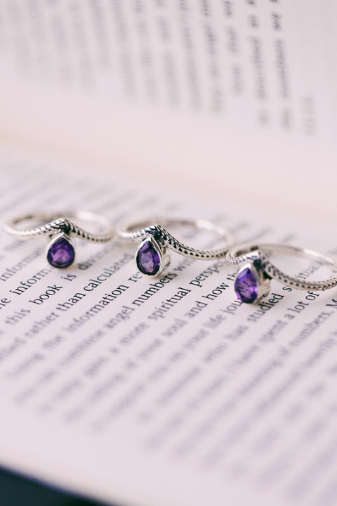 WILLOW amethyst ring