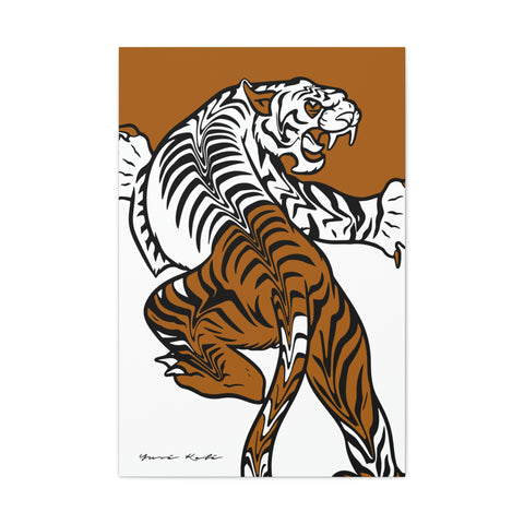 tiger lover canvas